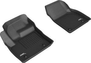 Jaguar E-Pace Floor Mats - Front - 3D MAXpider - Kagu - Black - `18-`20